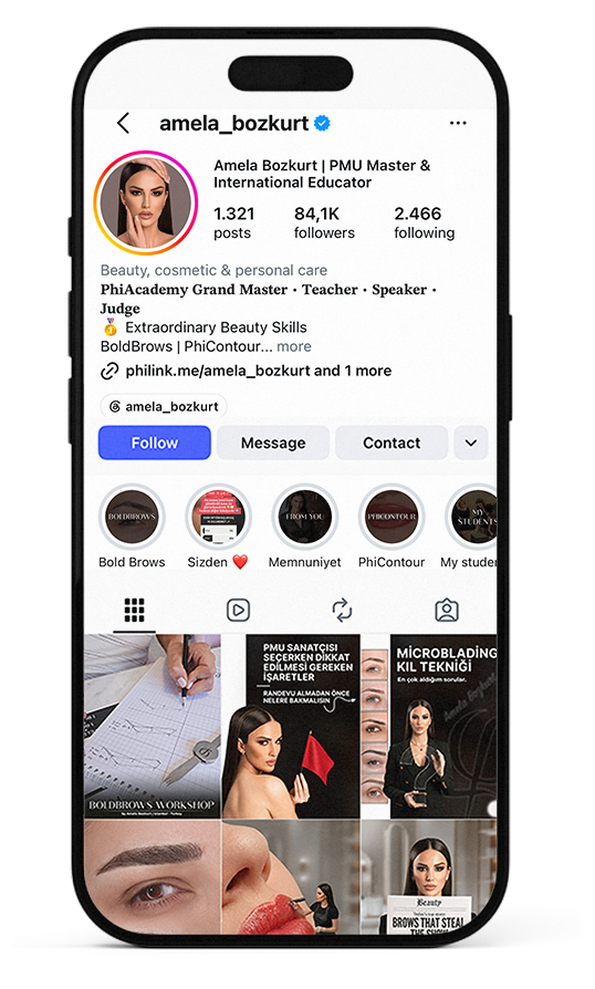 Amela Bozkurt Instagram profile we manage
