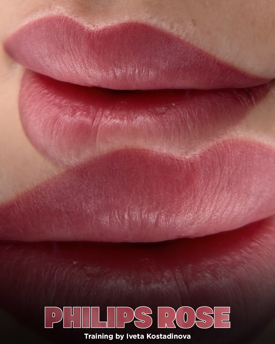 Philips Rose lip blush result, training by Iveta Kostadinova